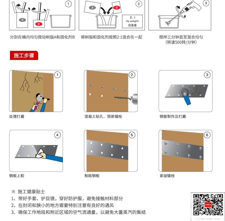 包钢彬县粘钢加固施工过程